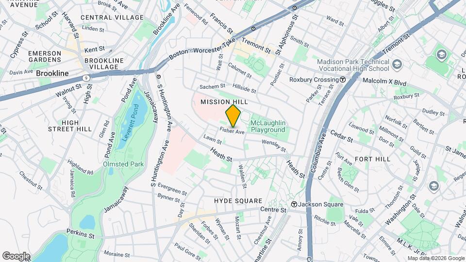 115 Fisher Ave, Unit 2M Map and Location Details