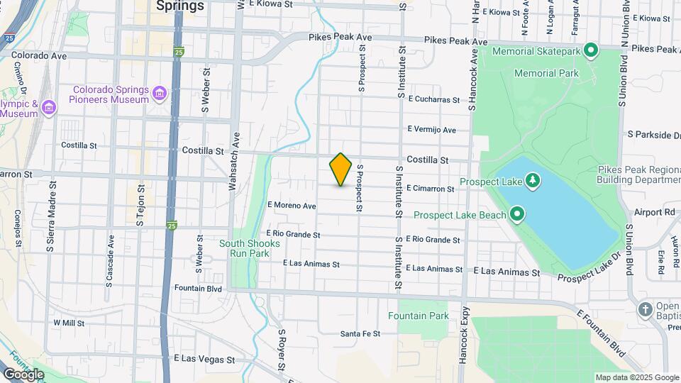729 E Cimarron St Map and Location Details
