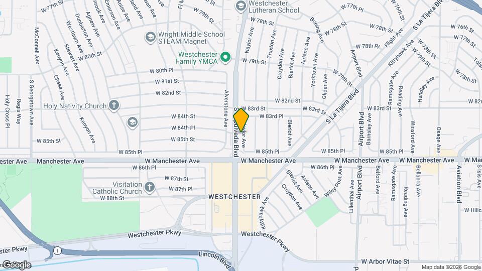 8437 Naylor Ave Map and Location Details