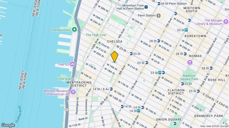 334 W 20th St Mapa y Detalles de la Ubicación