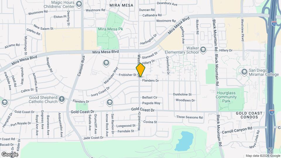 10513 Westonhill Dr Map and Location Details