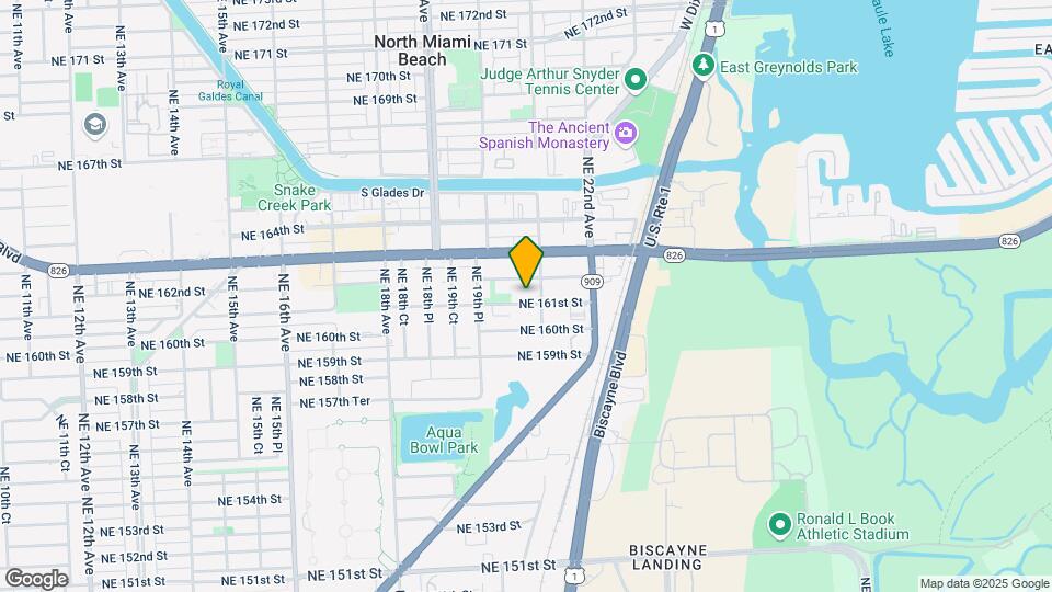 2067 NE 161st St Map and Location Details