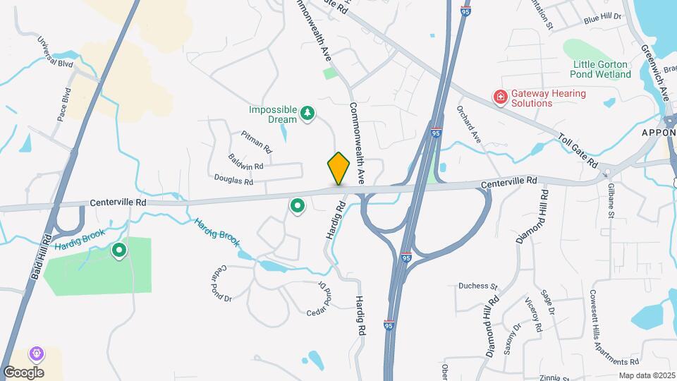 588 Centerville Rd Map and Location Details