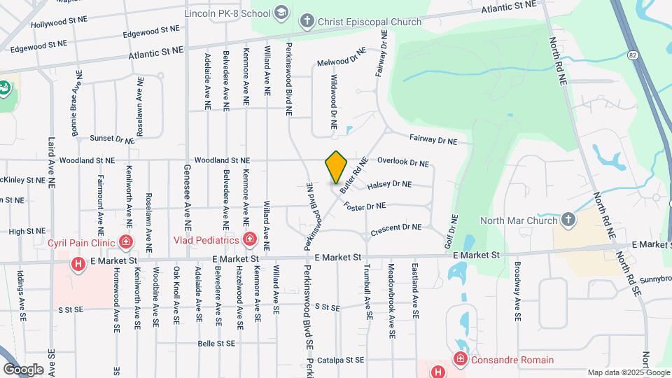 331 Butler Rd NE Map and Location Details