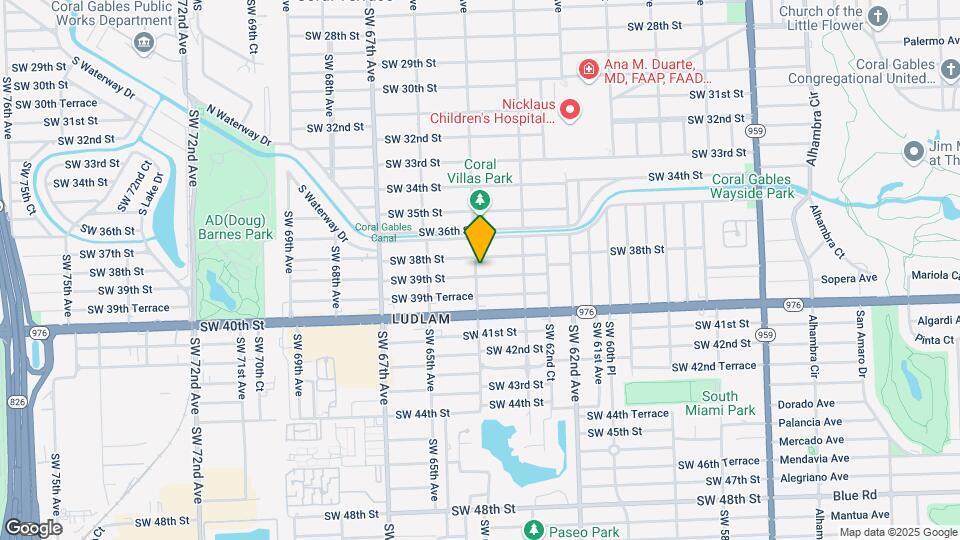 6391 SW 39th St Map and Location Details