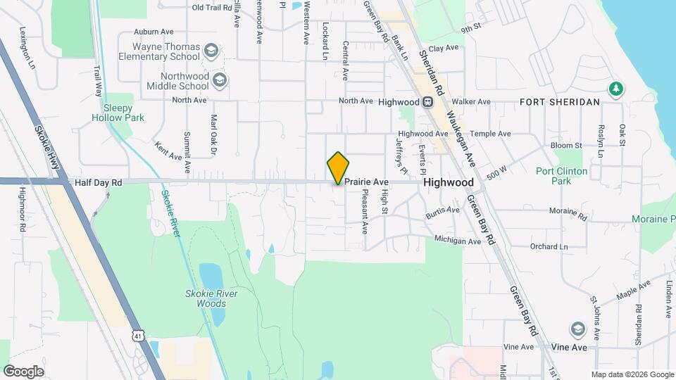 311 Prairie Ave Map and Location Details