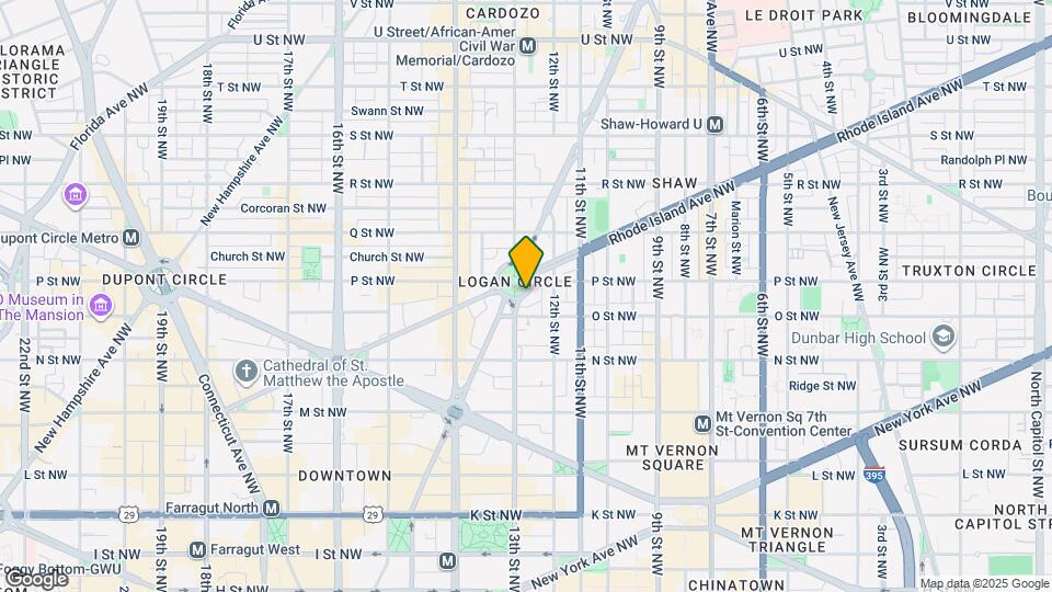 1505 Vermont Ave NW, Unit VERMONT AVE   NW Map and Location Details