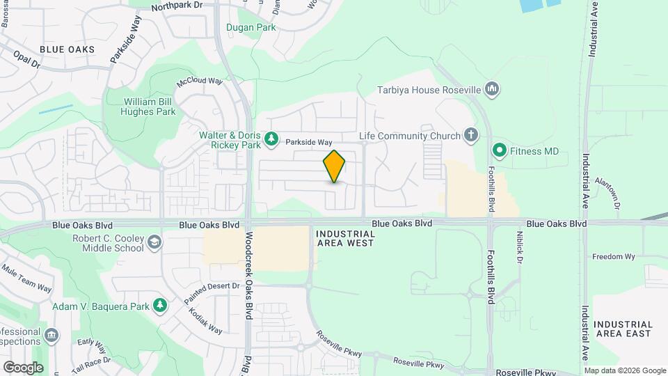 1564 Blue Beaver Way Mapa y Detalles de la Ubicación