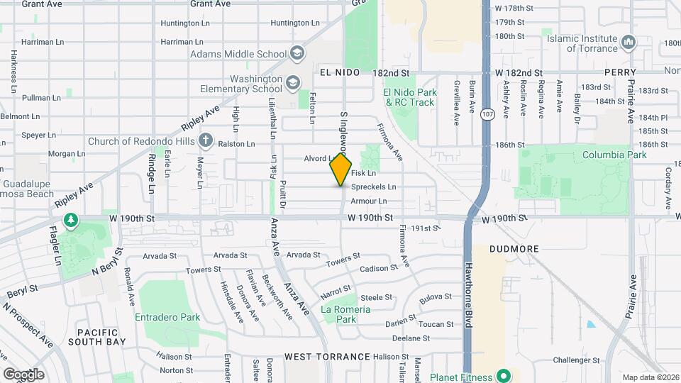 2618 Spreckels Ln Map and Location Details