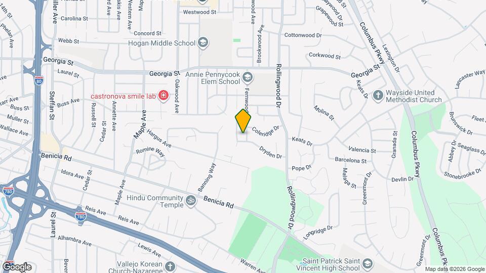 3307 Fernwood Dr Mapa y Detalles de la Ubicación