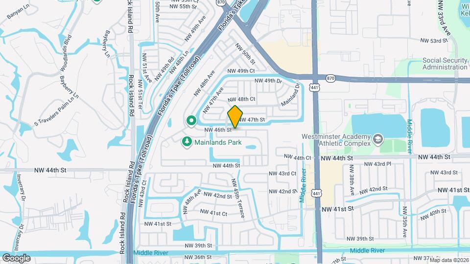 4510 NW 46th St Map and Location Details