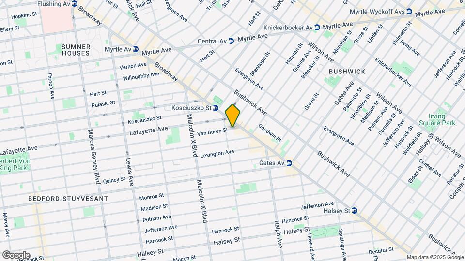 546 Van Buren St Map and Location Details