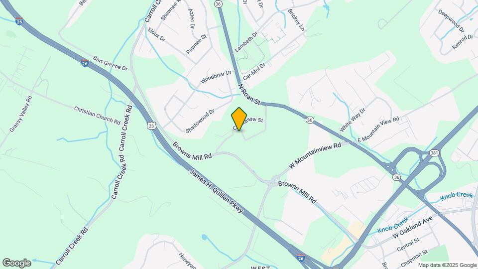 223 Sequoyah Dr Map and Location Details