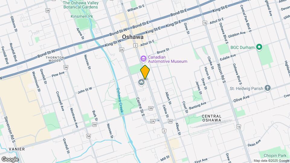 170 Simcoe St S Map and Location Details