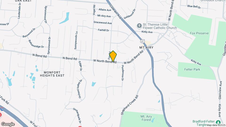 2763 W North Bend Rd Map and Location Details
