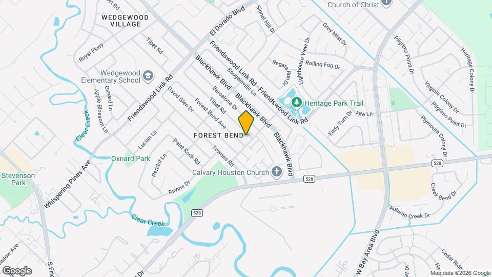 17010 Tibet Rd Mapa y Detalles de la Ubicación