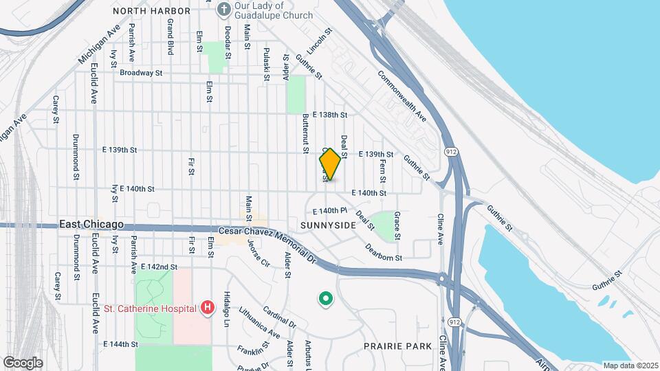 3935 Catalpa St Map and Location Details