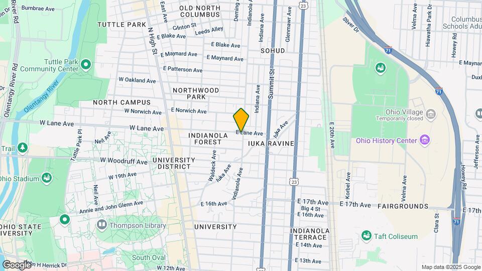221 E Lane Ave Map and Location Details