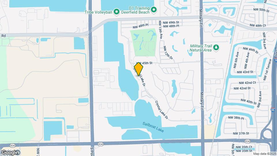 4311 Crystal Lake Dr Map and Location Details