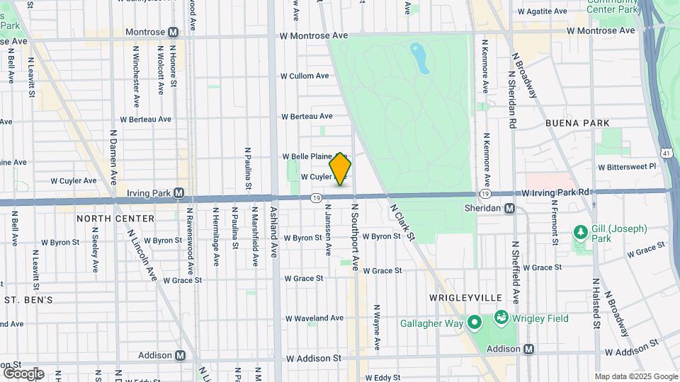 1414-1416 W Irving Park Rd Map and Location Details