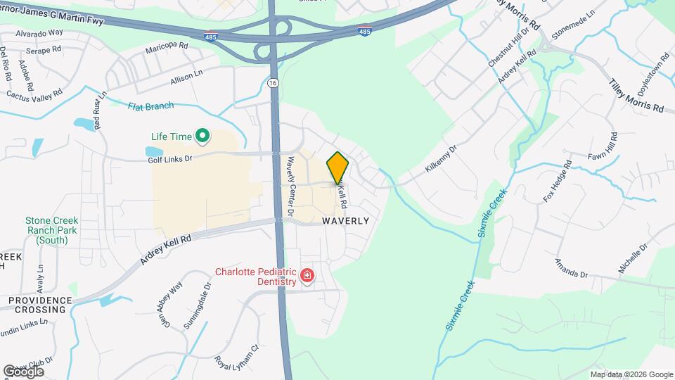 5918 Ardrey Kell Rd Map and Location Details