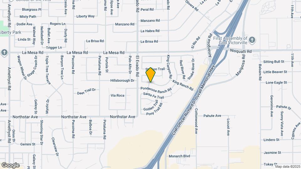 14581 King Canyon Rd Map and Location Details