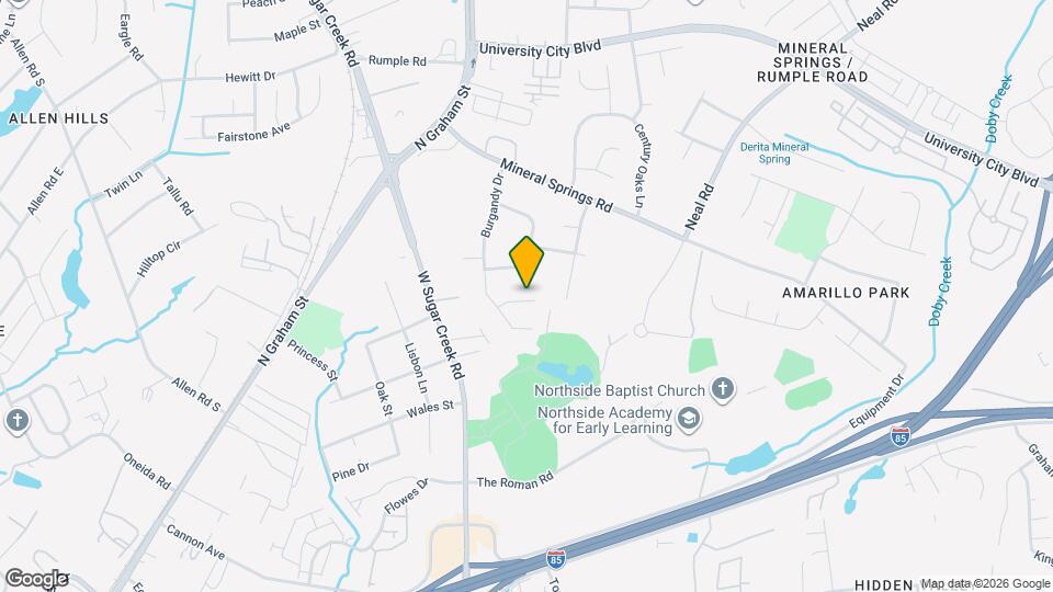 1712 Blandford Dr Map and Location Details