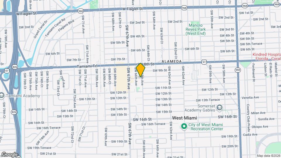 1002 SW 65th Ave Map and Location Details