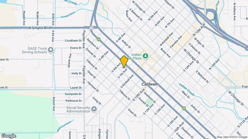 414 S 7th Ave Map and Location Details