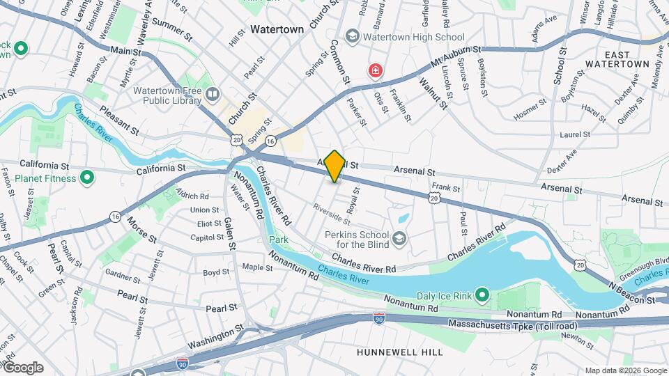 91 Irving St Map and Location Details