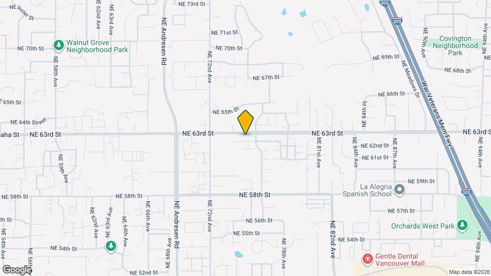 7428 NE 62nd St Map and Location Details