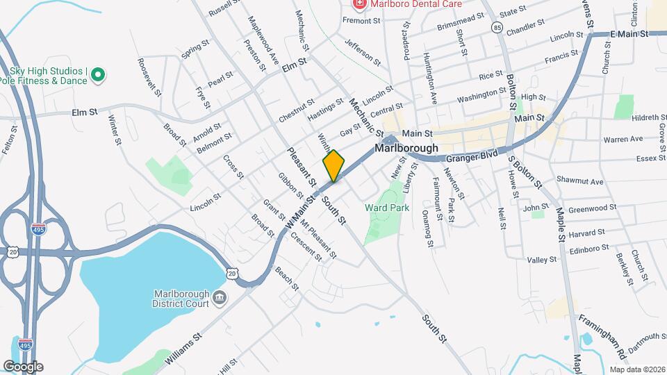 110 W Main St Map and Location Details