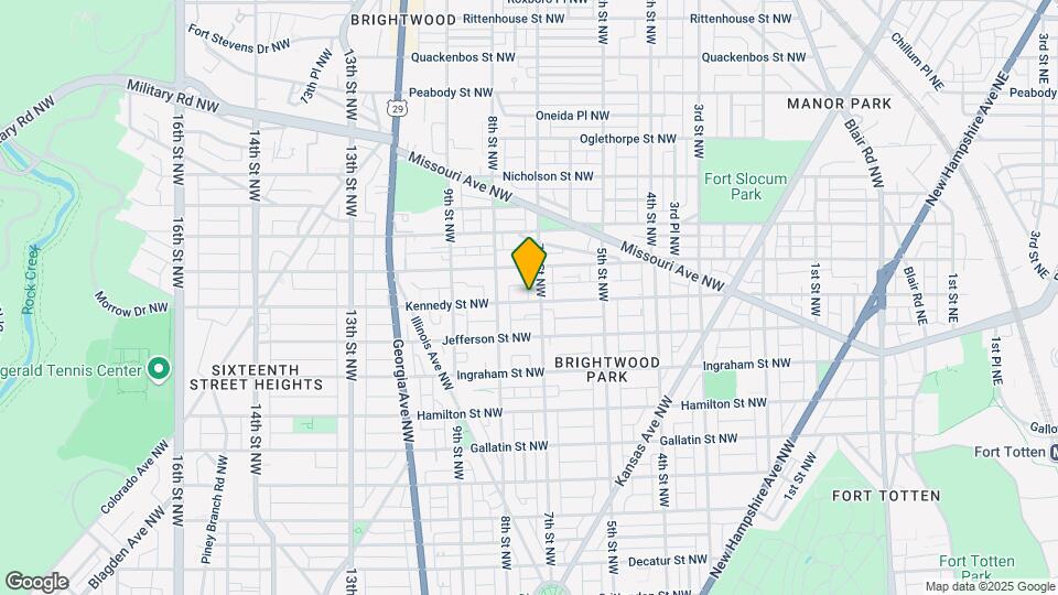701-709 Kennedy St NW Map and Location Details