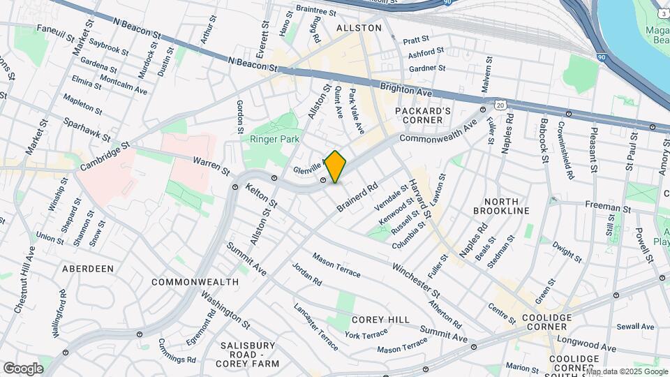 1314 Commonwealth Ave, Unit 33 Map and Location Details