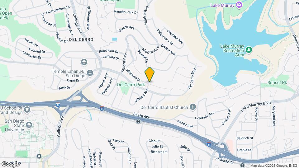 6570 Hillgrove Dr Map and Location Details