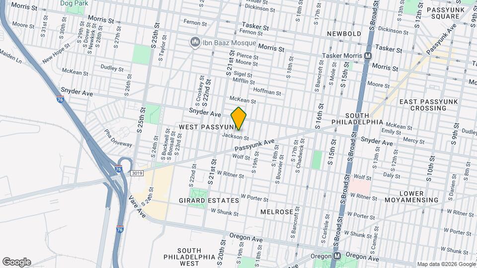 2144 S 20th St Map and Location Details