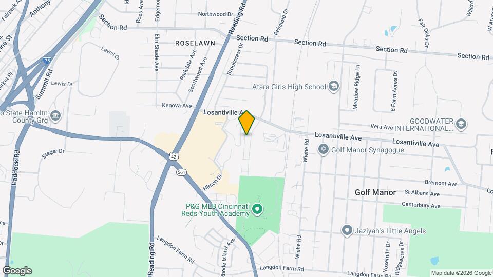 7139 Eastlawn Dr Map and Location Details