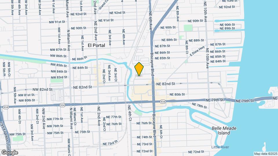 501 NE 82nd Ter Map and Location Details
