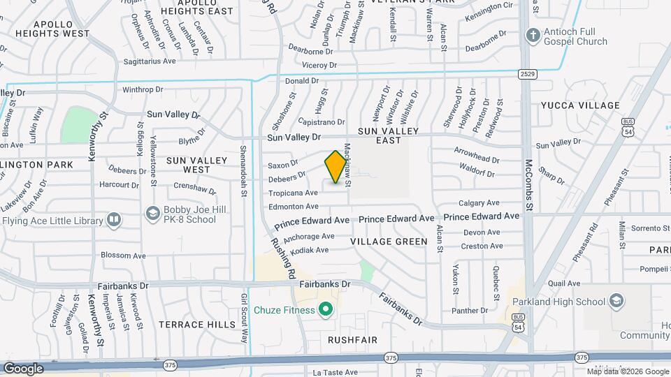 5313 Tropicana Ave Map and Location Details