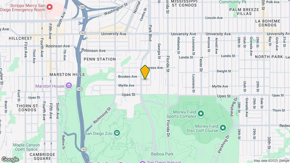 3519 Park Blvd Map and Location Details