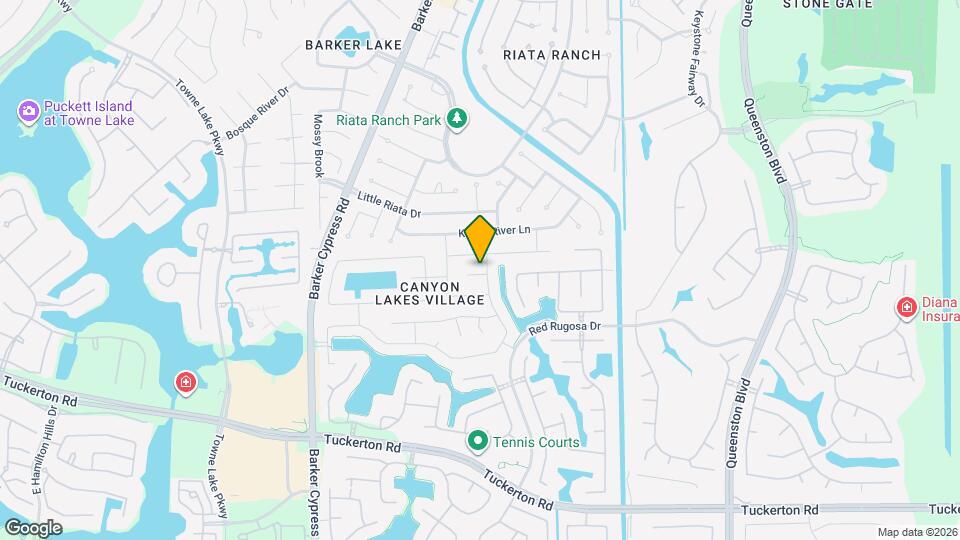 17306 Meria Coves Dr Mapa y Detalles de la Ubicación