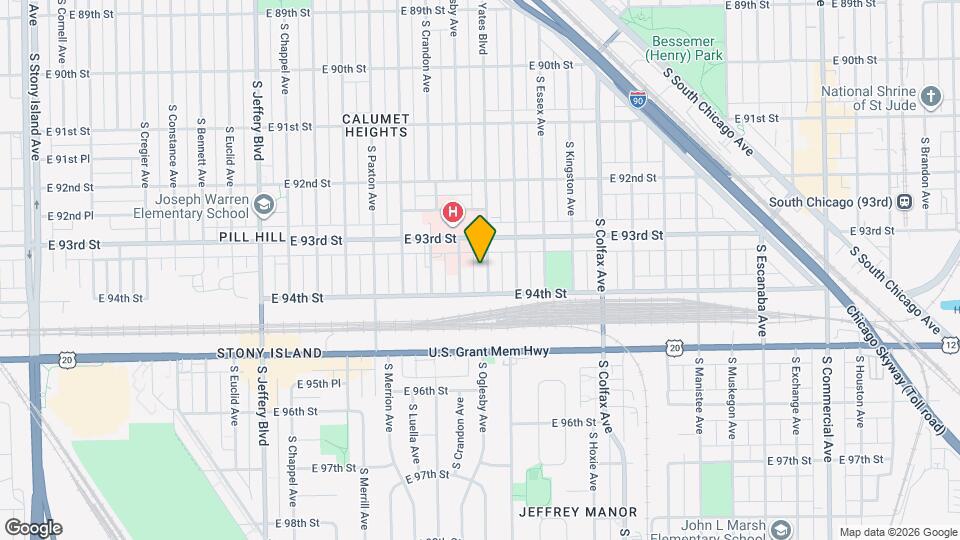 9330 S Yates Blvd Map and Location Details