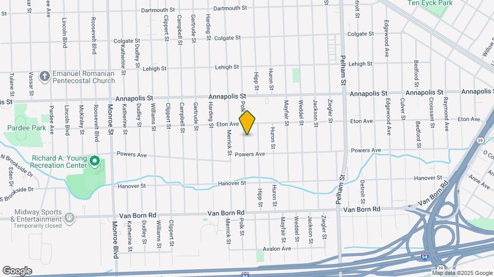 4957 Polk St Map and Location Details