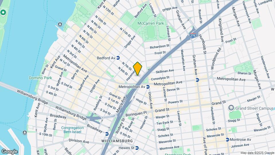 N7 Williamsburg Mapa y Detalles de la Ubicación