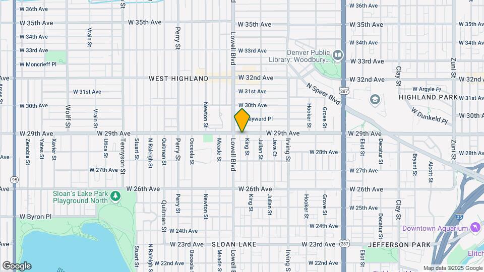 3514 W 29th Ave Map and Location Details