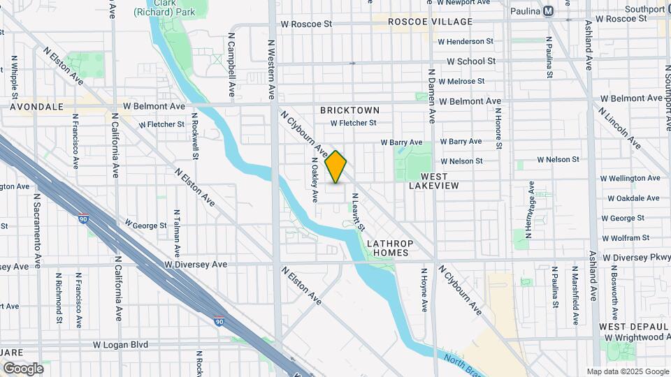2229 W Wellington Ave Map and Location Details