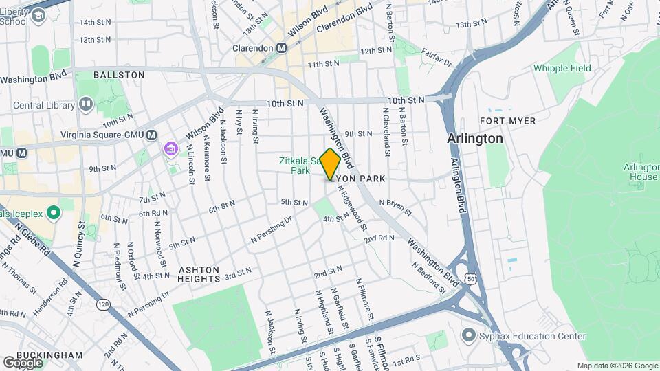 511 N Fillmore St Map and Location Details