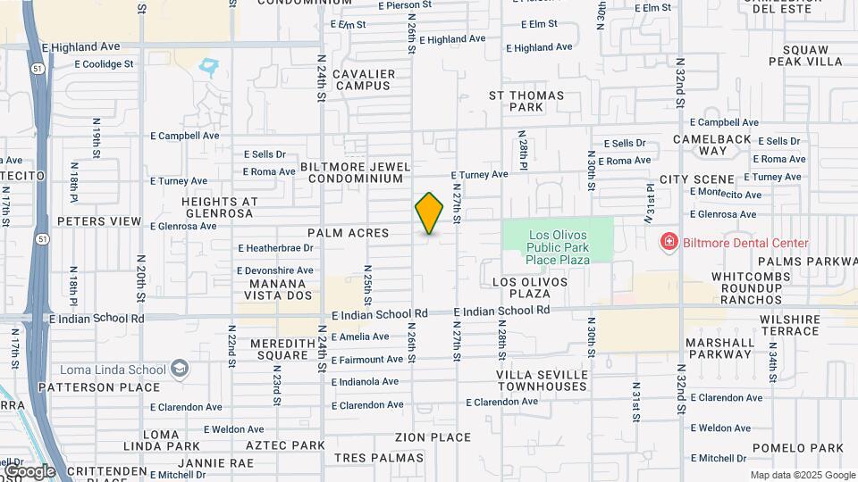 4236 N 27th St, Unit 27 Map and Location Details