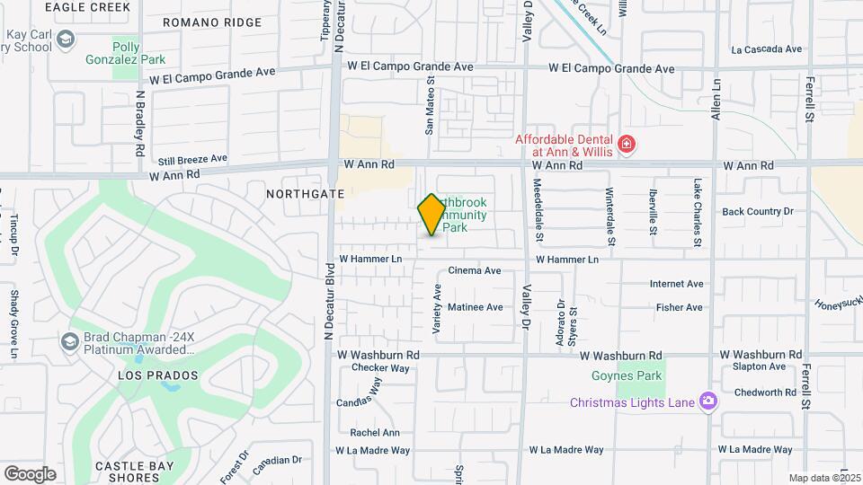 4454 Scarlet Sea Ave Map and Location Details