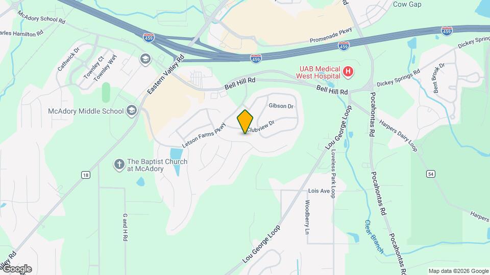 6248 Letson Farms Dr Map and Location Details